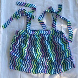 MICHELLE MCDOWELL WOMENS TOP, SHOULDER TIES, SIZE LARGE, BEACH, VACATION  CASUAL